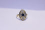 Bague 48 Bague Diamants et Saphir 58 Facettes