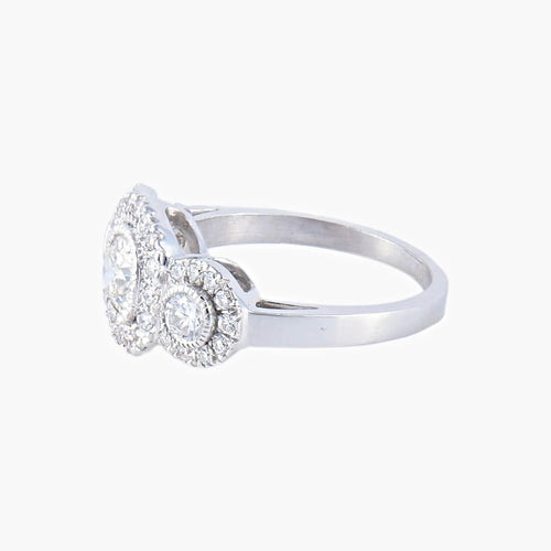 Bague 53 Bague Trilogie Diamants 58 Facettes