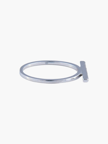 Bague 52 Bague Lucky One - Ligne de Diamants 58 Facettes