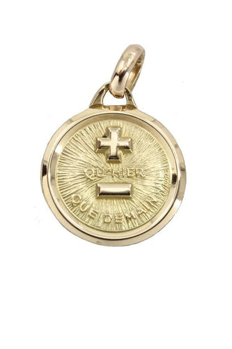 Pendentif MÉDAILLE D'AMOUR SIGNÉE A.AUGIS 58 Facettes 039311