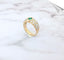 Bague Bague en or jaune, émeraude, diamants 58 Facettes AA 1553