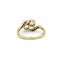 Bague 53 Bague "Toi et Moi" Or jaune Platine & Diamants 58 Facettes 240097R