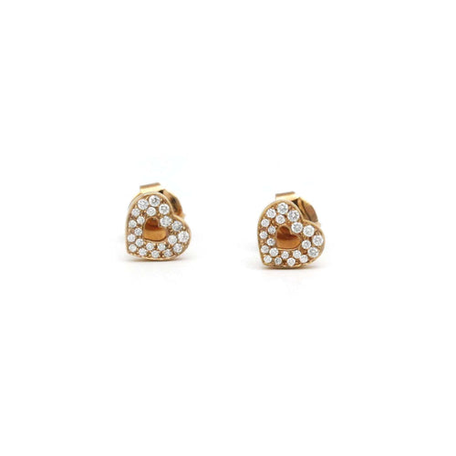 Boucles d'oreilles POIRAY - Boucles d'Oreilles Coeur Secret 58 Facettes 230370R