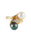 Bague 54 Bague Toi & Moi Perles 58 Facettes