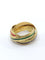 Bague Bague Hermès 3 anneaux, or jaune & émail 58 Facettes