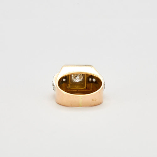 Bague 53 Bague Tank Diamant coussin 0.80ct 58 Facettes B807