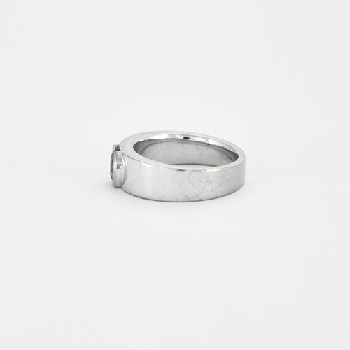 Bague 52 Bague Solitaire Or gris Saphir 58 Facettes 240036