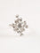 Bague 54 Bague en or blanc et diamants 58 Facettes