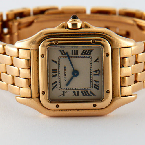 Montre CARTIER- Montre Panthère or jaune 58 Facettes