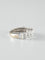 Bague 50 Demi-alliance Or blanc Diamants 58 Facettes