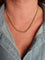 Collier Collier 2 Ors maille torsadée 58 Facettes 082591