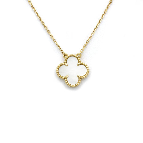 Collier VAN CLEEF & ARPELS - Collier Vintage Alhambra Or jaune Nacre 58 Facettes 240030R