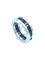 Bague 51 BVLGARI. Collection BZERO1 Save the Chidren, alliance argent et céramique 58 Facettes