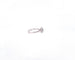 Bague Solitaire en or blanc 18 carats diamants et topaze bleue 58 Facettes