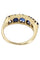 Bague BAGUE ANCIENNE JARRETIÈRE SAPHIRS 58 Facettes 055321