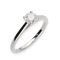 Bague Solitaire De Beers "DB Classic" Diamant & Platine 58 Facettes