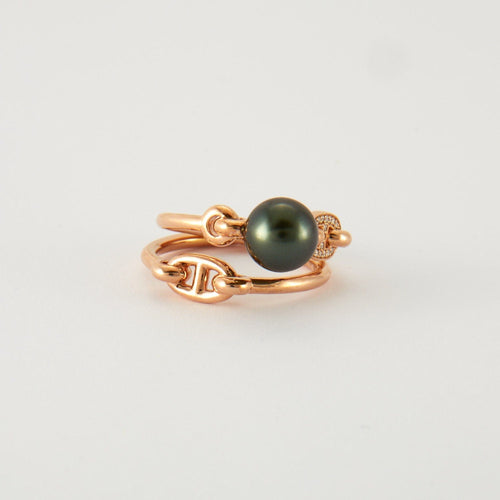 Bague 54 Bague HERMES Albertine double 58 Facettes