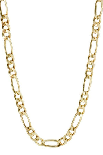 Collier CHAINE MAILLE FIGARO ALTERNÉE 58 Facettes 048381