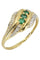 Bague 53 BAGUE MODERNE ÉMERAUDES 58 Facettes 052241