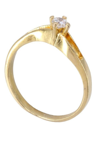 Bague 47 SOLITAIRE DIAMANT 0.10 CARAT 58 Facettes 066601