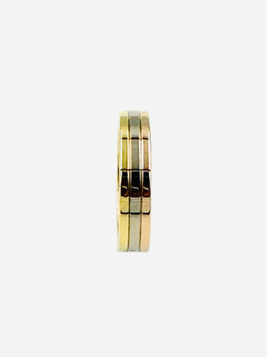 Bague CARTIER. Collection Vendôme Louis Cartier, bague 3 ors 58 Facettes