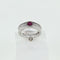 Bague 54 Bague Rubis et Diamants en or blanc 58 Facettes
