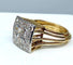 Bague 51 Bague 2 Ors pavée de Diamants 58 Facettes AB225