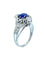 Bague Bague 19ème or, saphir et diamants 58 Facettes