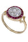 Bague 50 Bague en or blanc, Art-Déco, rubis et diamants 58 Facettes 061691