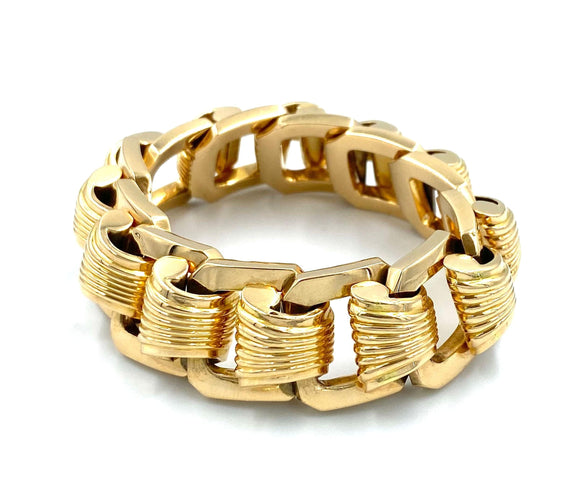 Bracelet Bracelet Tank or rose 18K 58 Facettes