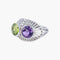 Bague Bague Améthyste et Péridot 58 Facettes