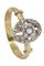 Bague 50 BAGUE 2 ORS, DIAMANT ART-NOUVEAU 58 Facettes 063761