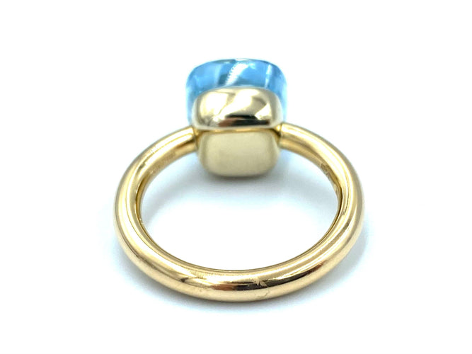 Bague POMELLATO. Bague Nudo Topaze bleue 58 Facettes