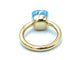 Bague POMELLATO. Bague Nudo Topaze bleue 58 Facettes