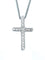 Pendentif PIAGET - Pendentif Croix or blanc diamants 58 Facettes