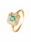 Bague 58.5 Bague Emeraude et Diamants 58 Facettes HS19736