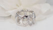 Bague 57 Bague collection C Cartier Or blanc Diamants 58 Facettes 32212