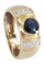 Bague 50 BAGUE JONC SAPHIR ET DIAMANTS 58 Facettes 071711