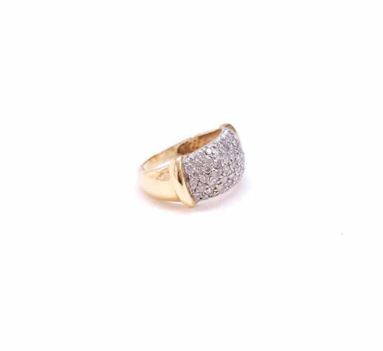 Bague Bague pavage diamants 58 Facettes DV/9