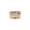 Bague 57 Bague TANK Or jaune Platine Diamants 58 Facettes 240100R