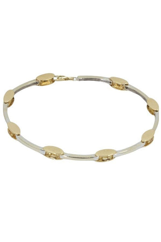 Bracelet BRACELET ARTICULÉ 2 ORS  ET CITRINES 58 Facettes 043031