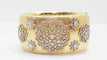 Bracelet 17cm Bracelet manchette or bicolore et diamants 58 Facettes 32265
