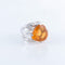 Bague 51.5 Bague Lorenz Baümer en Or, Citrine et Diamants 58 Facettes
