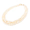 Collier Collier Perles 3 rangs 58 Facettes