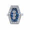 Bague Bague style Art Déco diamants et saphirs de synthèse 58 Facettes