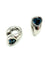 Boucles d'oreilles PIAGET. Boucles d’oreilles or blanc et topazes 58 Facettes