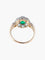 Bague 54 Bague Marguerite Emeraude et diamants 58 Facettes