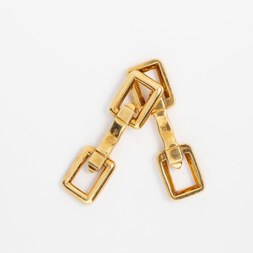 Boutons de manchette Cartier - Boutons de manchette en or jaune 18 carats 58 Facettes