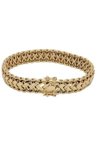 Bracelet BRACELET MAILLE FANTAISIE PLATE 58 Facettes 072181