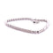 Bracelet Bracelet or blanc boules et barrettes diamants 58 Facettes